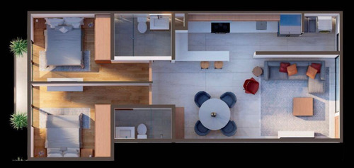 Departamento En Preventa En Escandón 1r/1b/1e - Balcón - 88m2