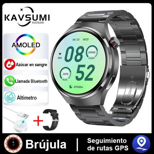 Nova Azúcar En Sangre Bt Llama Al Reloj Inteligente Nfc Gps