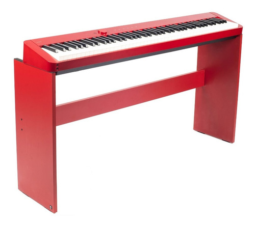 Piano Digital Casio Privia Px-s1100 + Soporte De Madera Rojo