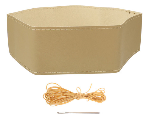 Funda De Volante De Piel Beige Diy Universal 38 Cm