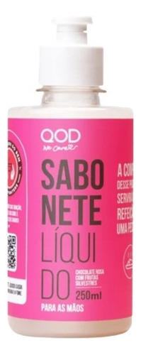 Sabonete Líquido Chocolate 250ml - Qod We Care
