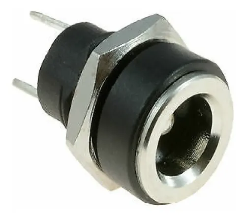 Jack Invertido De 5 Peças Para Chassi 2,1 Mm Preto Tyhttt