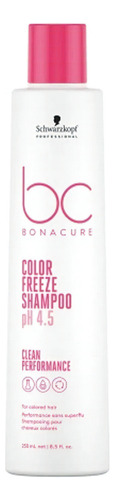  Shampoo Schwarzkopf 250 Ml Bonacure BC, Para Todo Tipo de Cabello, Reaviva los Colores, Aporta Brillo y Suavidad