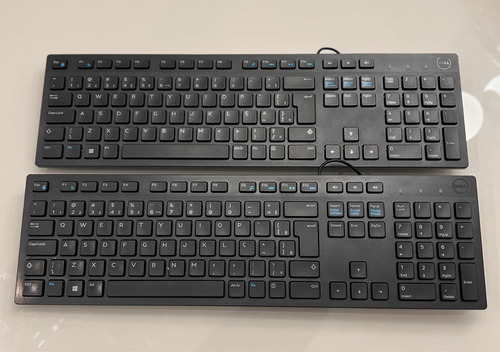 2 Teclados Multimídia Da Dell - Kb216 - Com Fio