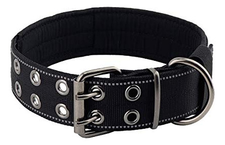 Yunleparks Tactical Dog Collar Reflective Nylon Dog N3r5k