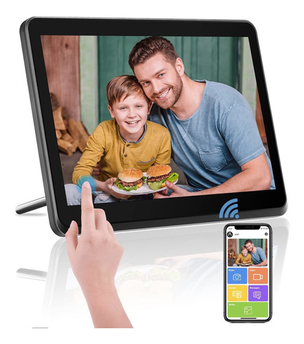 Marco Foto Digital Wifi Pantalla Tactil Ips Transferencia