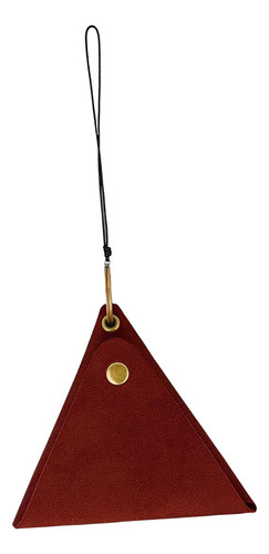 2 Bolsa Para Colgar En El Cuello, Piel Sintética Rojo