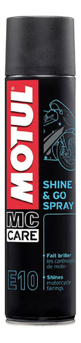 Abrillantador Para Moto Shine Go E10 Spray Motul 400ml