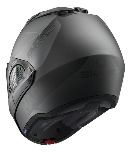 Casco Abatible Shark Evo Gt Encke Mate 100% Francés Ecer2205 Color Negro Tamaño del casco S (55-56 cm)
