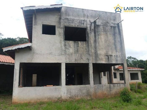 Oportunidade Casa Inacabada Em Condomínio Fechado - Bom Jesus Dos Perdões Sp - Ch1236