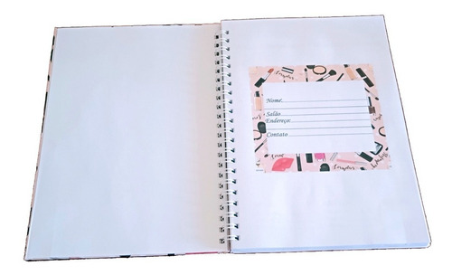 Imagem 3 de 5 de Caderno Grande Clientes Salão Beleza