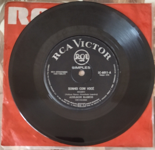 Compacto Adilson Ramos Silêncio E Sonhei Com Vc Rca Victor (Usado)