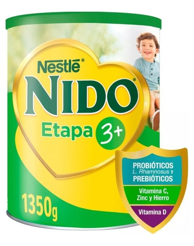 Leche En Polvo Nido® Etapa 3+ Protectus Avanzado Tarro 1350g