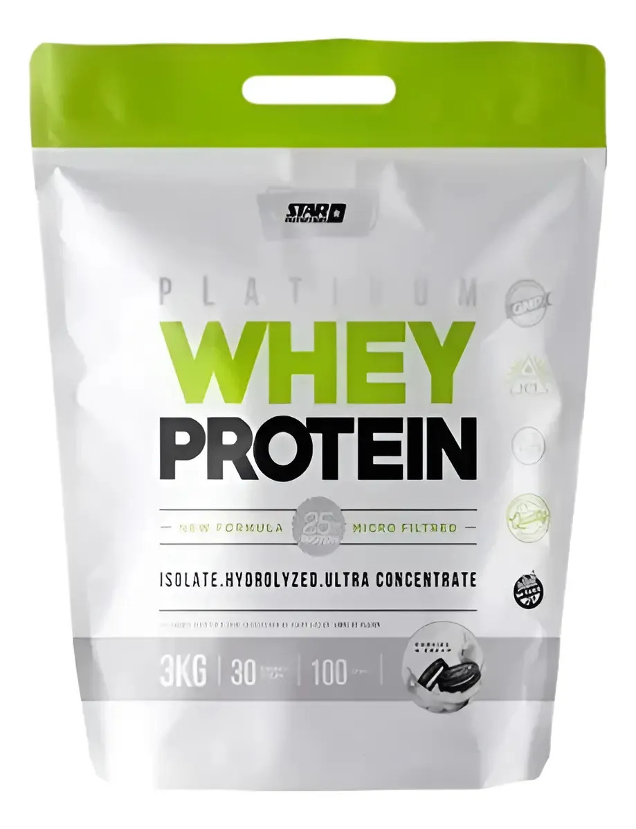 Star Nutrition Platinum Whey Protein 3kg Chocolate Cookies