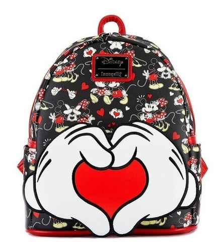 Loungefly Mini Backpack Mickey And Minnie Mouse San Valentin