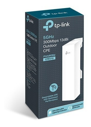 Imagen 1 de 1 de Antena Cpe510 De Exterior De 13dbi En 5ghz A 300mbps