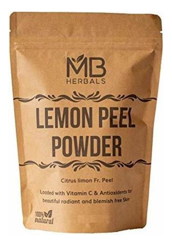 Mascarillas - Mb Herbals Lemon Peel Powder 100 Gram | 3.