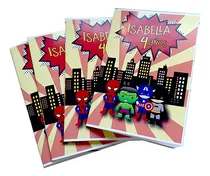 Comprar Kit Imprimible Librito Para Colorear Souvenir Super Heroe M