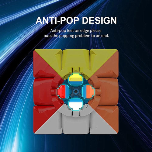 Cubo Mágico Colorido Y Ágil, De Alta Velocidad, Desafiante