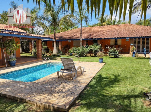 Imagem 1 de 30 de Chácara Maravilhosa Com Escritura, 05 Dormitórios, Piscina Aquecida, Pomar, Pertinho Da Cidade À Venda, 1000 M² Por R$ 710.000 - Pinhalzinho/sp - Ch0917