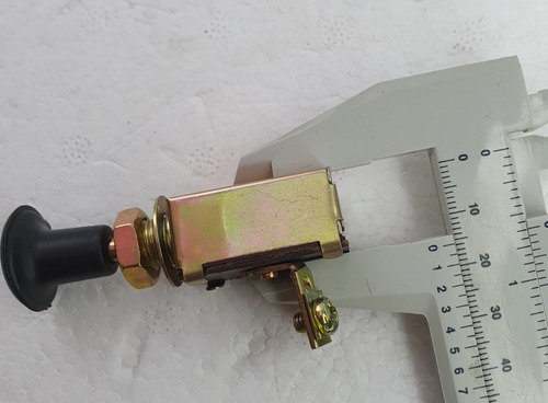 Interruptor On / Off De Tiro 12v Cuello 20mm 2 Pin