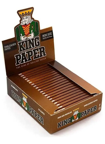 Papel King Paper King Size 1 1/4 X2 Cajas X20 Libritos