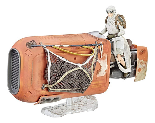 Star Wars Black Series Figura Rey's Speeder 6 Pulgadas