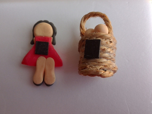 Figuritas De Masa Flexible Con Imanes Para Nevera (Usado)