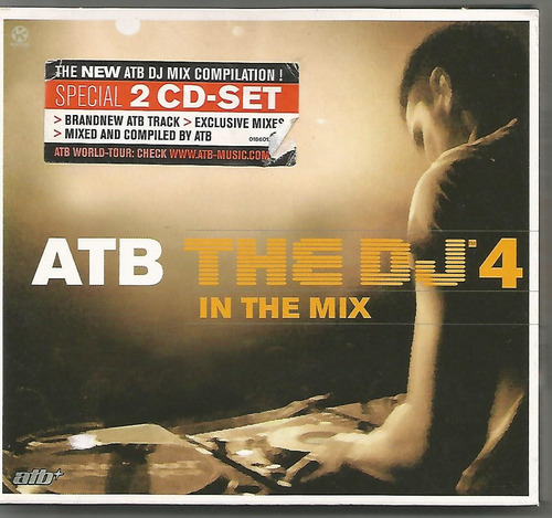 Atb - The Dj' 4 - In The Mix - Cd Usado - Duplo