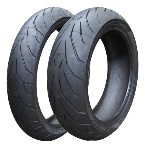 Par Pneu Pirelli Moto 120/70-17 + 190/55-17 Angel Gt