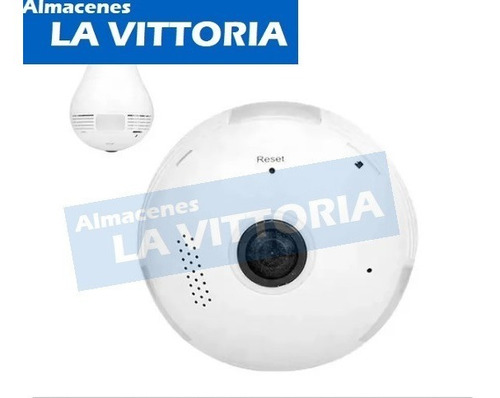 Imagen 6 de 6 de Foco Led Camara Espia Ip 360 Grados Wifi Monitoreo