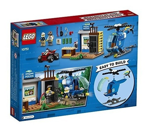 Jóvenes Lego / 4 + Montaña Policía Persecución 10751 Ki