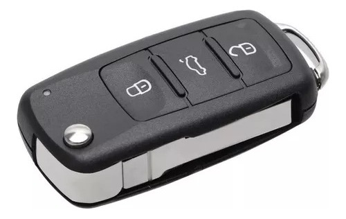 Carcasa Llave Navaja 3 Botones Vw Golf Vento Fox Hid