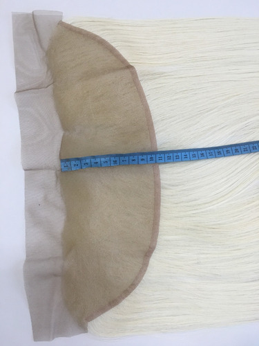 Prótese Capilar Sintético Orgânico Front Lace Clousure 50cm