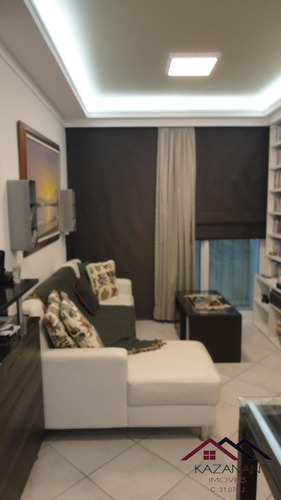 Imagem 2 de 13 de Apartamento 02 Dormitórios - Flat No Gonzaga Santos - 4652