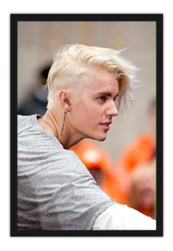 Quadro 44x64cm Justin Bieber - Pop - 06