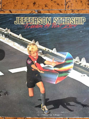 Jefferson Starship Disco Lp Fredom At The Point Zero Insert