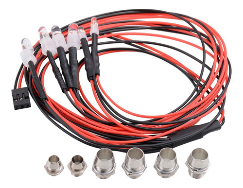 Faros Luces Traseras Para 1/5 1/8 1/10 1/12 1/16 Rc Car