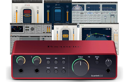 Audio Input Usb Audiodeluxe Focusrite Scarlett 2i2 (4a)