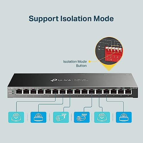 Tp-link Tl-sg116p: Switch Poe Gigabit De 16 Puertos