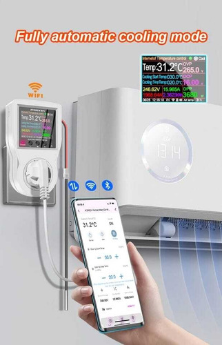 Termostato Protector De Tension Y Enchufe Inteligente Atorch