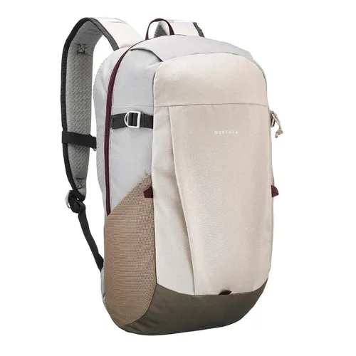 Mochila sendero Quechua MOCHILA DE TRILHA NH100 20 LITROS color beige  diseño liso 20L