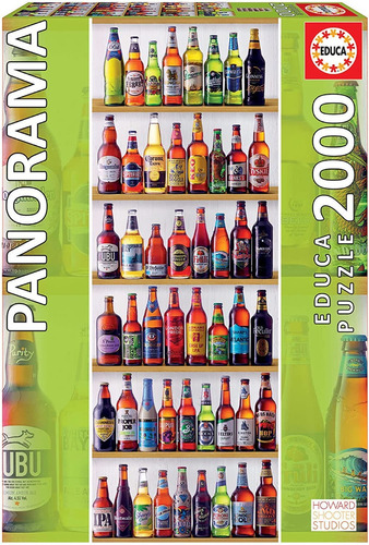 Rompecabezas Cervezas Del Mundo Panorama 2000 Pz Educa