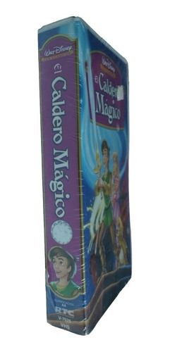 Disney, El Caldero Mágico, Vhs, Español