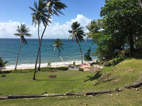 En Venta Terreno Con 800metros De Playa En Bahia De Samana