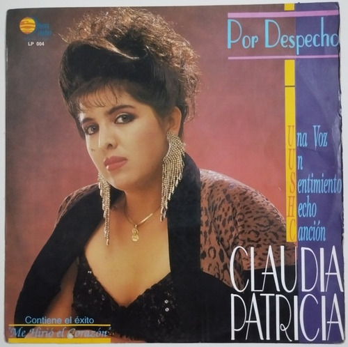 Claudia Patricia  Por Despecho - Ranchera - Lp Vinilo