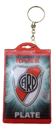 Llaveros Portasube De River Plate Color Rojo 