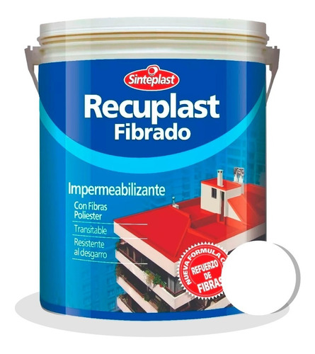 Recuplast Fibrado Membrana Blanca 4 Lts Sinteplast - Iacono