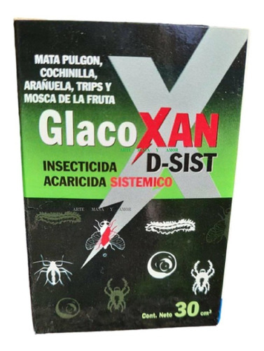 Imagen 1 de 3 de Insecticida Sistemico Glacoxan D-sist 30 Cm3 Envios 