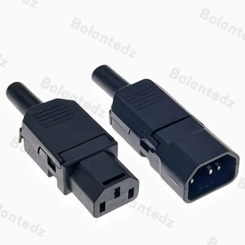 Pack 2 Conector Ups Fuente Poder Facil Armado 10a C14 C13